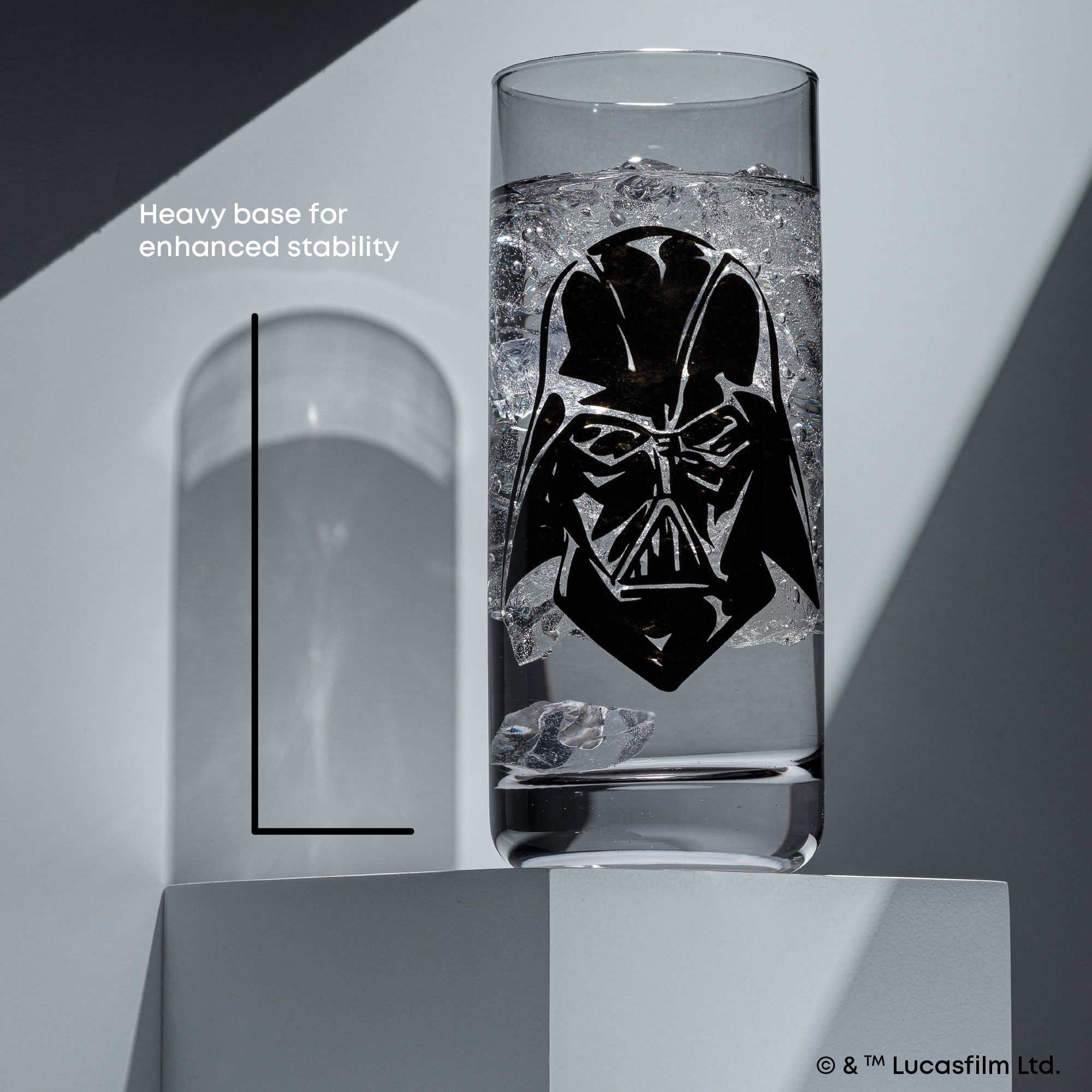 Star Wars™ Dark Side Monochrome Tall Drinking Glasses