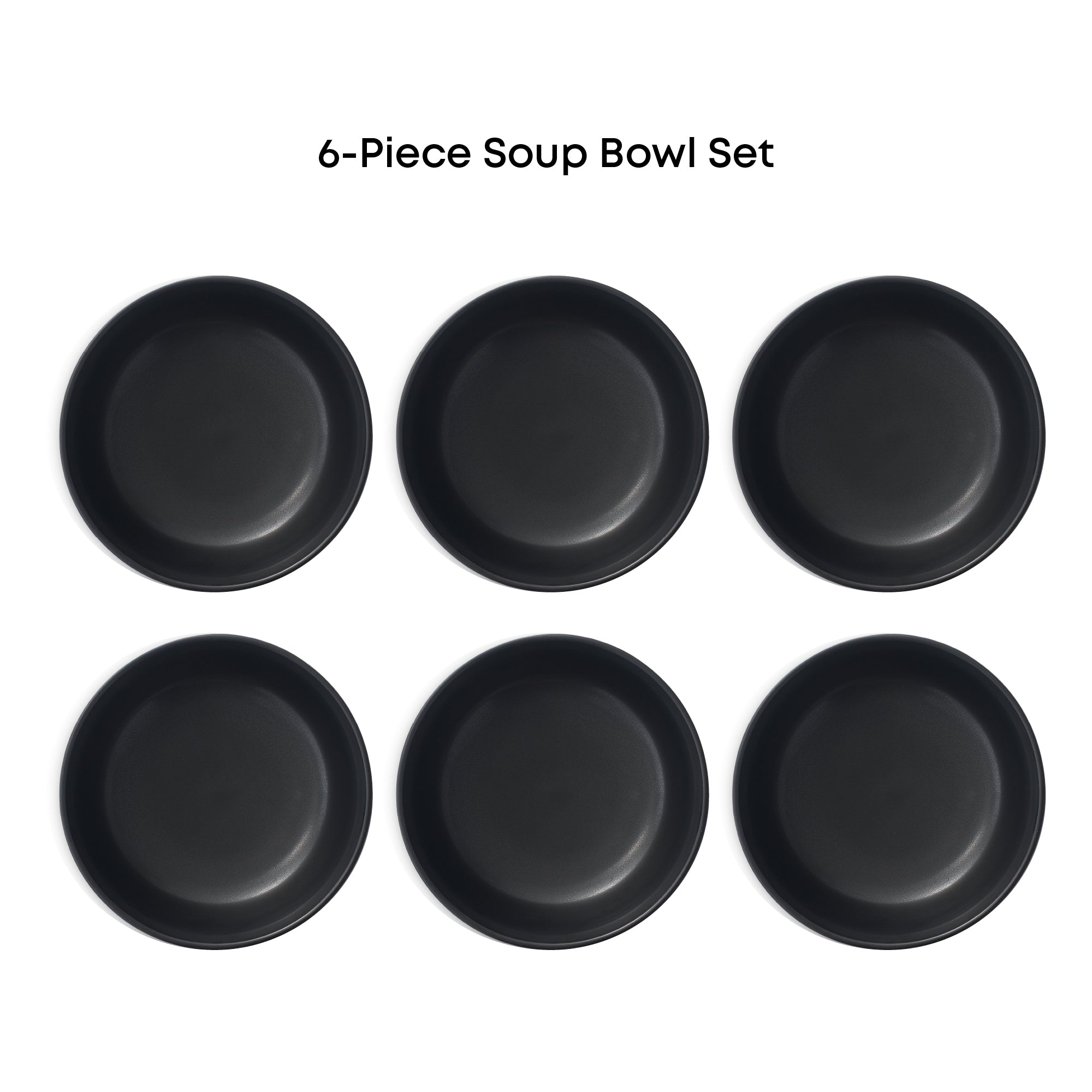 Mesa 6-Piece Stoneware Soup Bowls Set