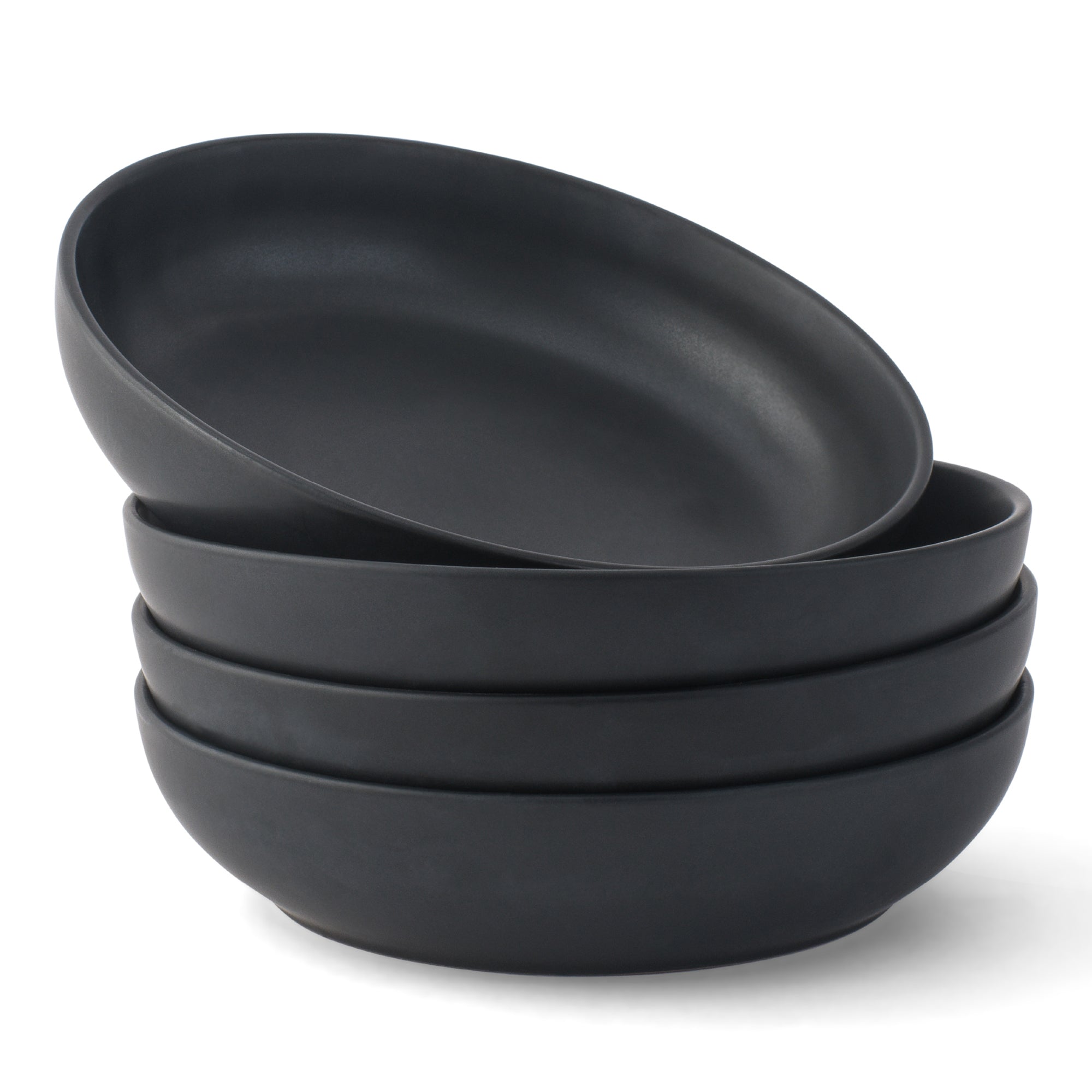 Mesa 4 Piece Stoneware Pasta Bowls Set