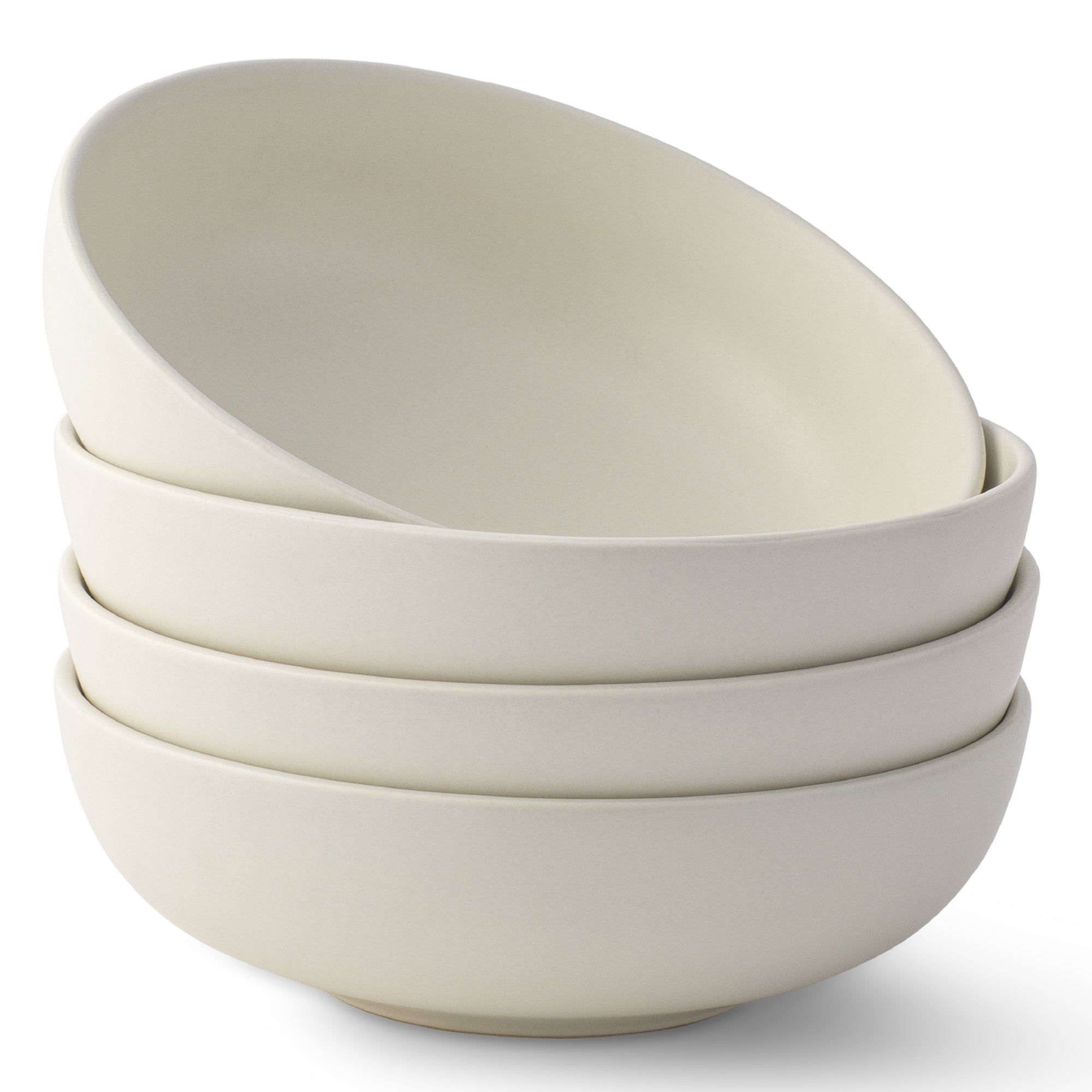 Mesa 4-Piece Stoneware Pasta Bowls Set