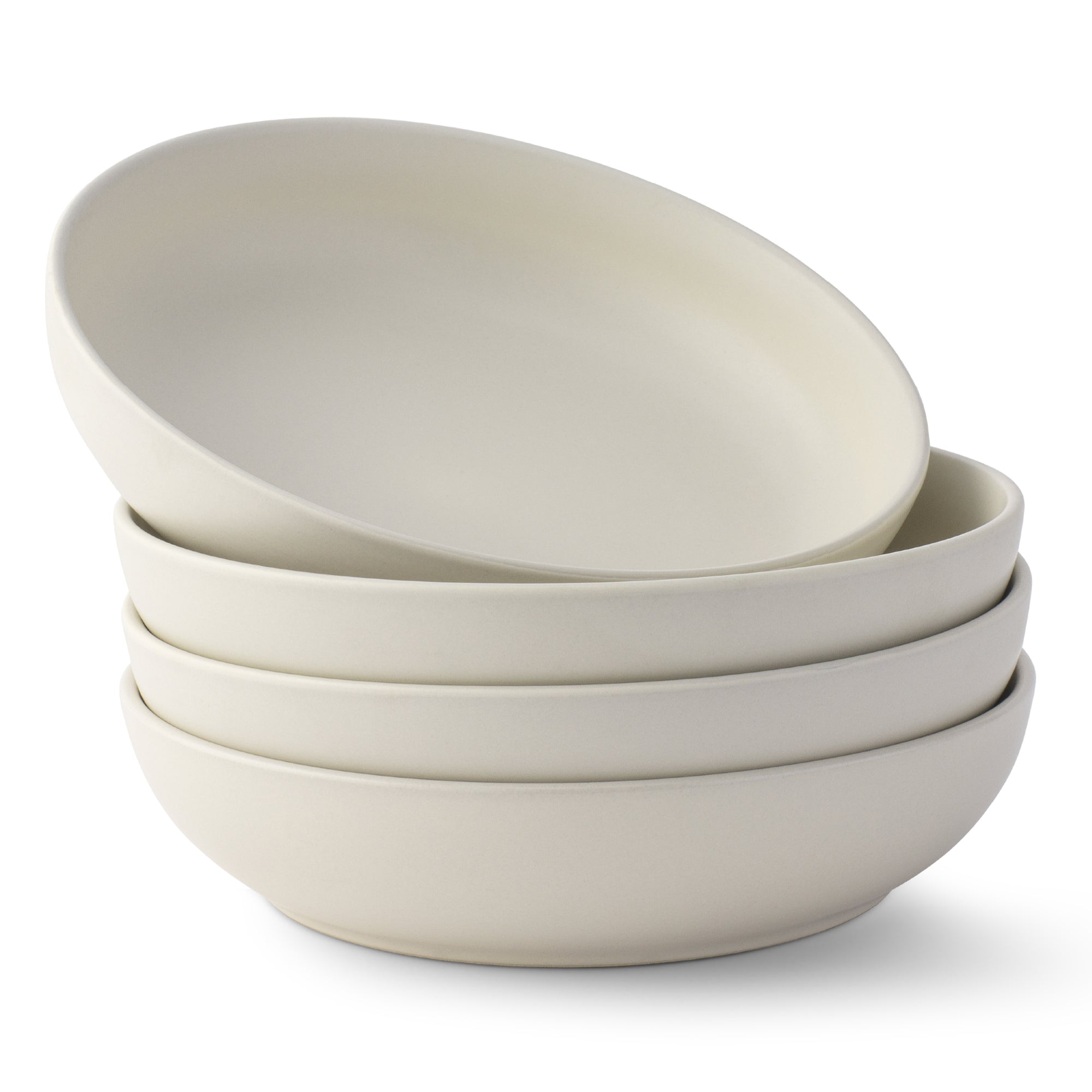 Mesa 4-Piece Stoneware Pasta Bowls Set