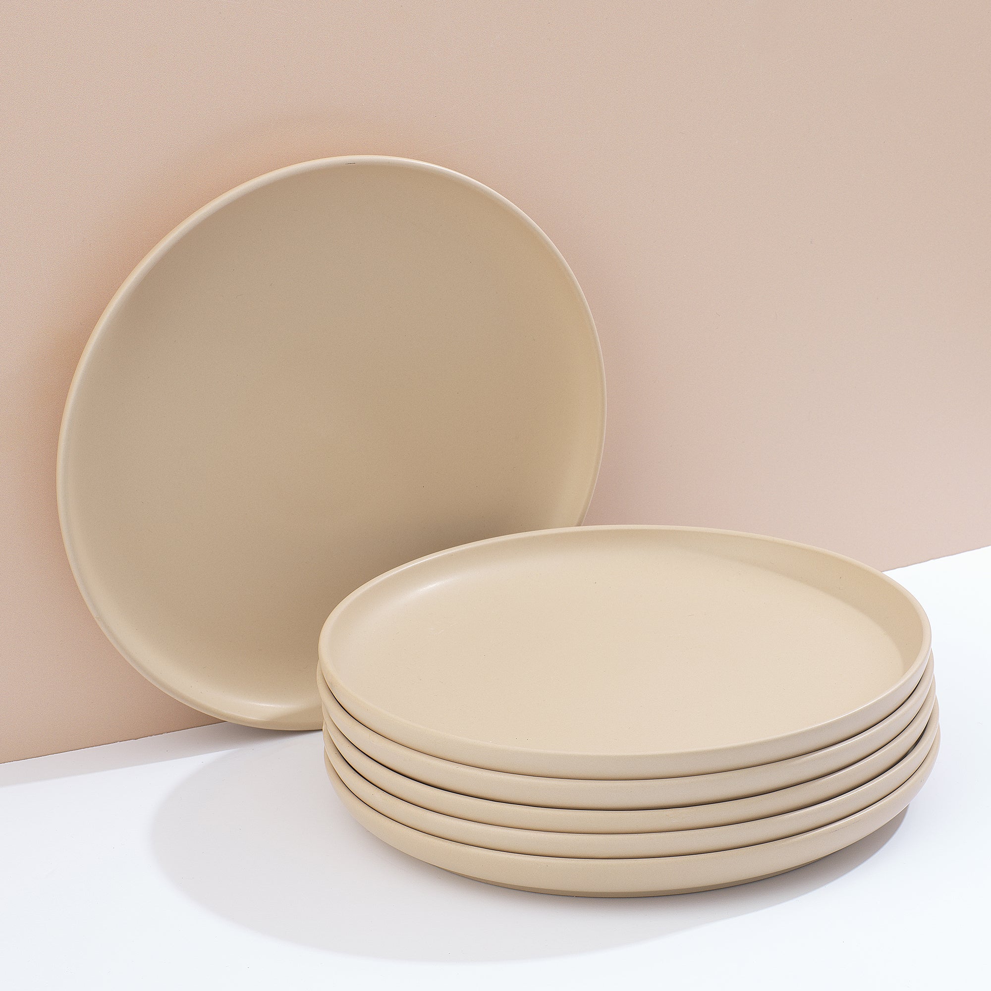 Mesa 6-Piece Stoneware Dinner Plates Set