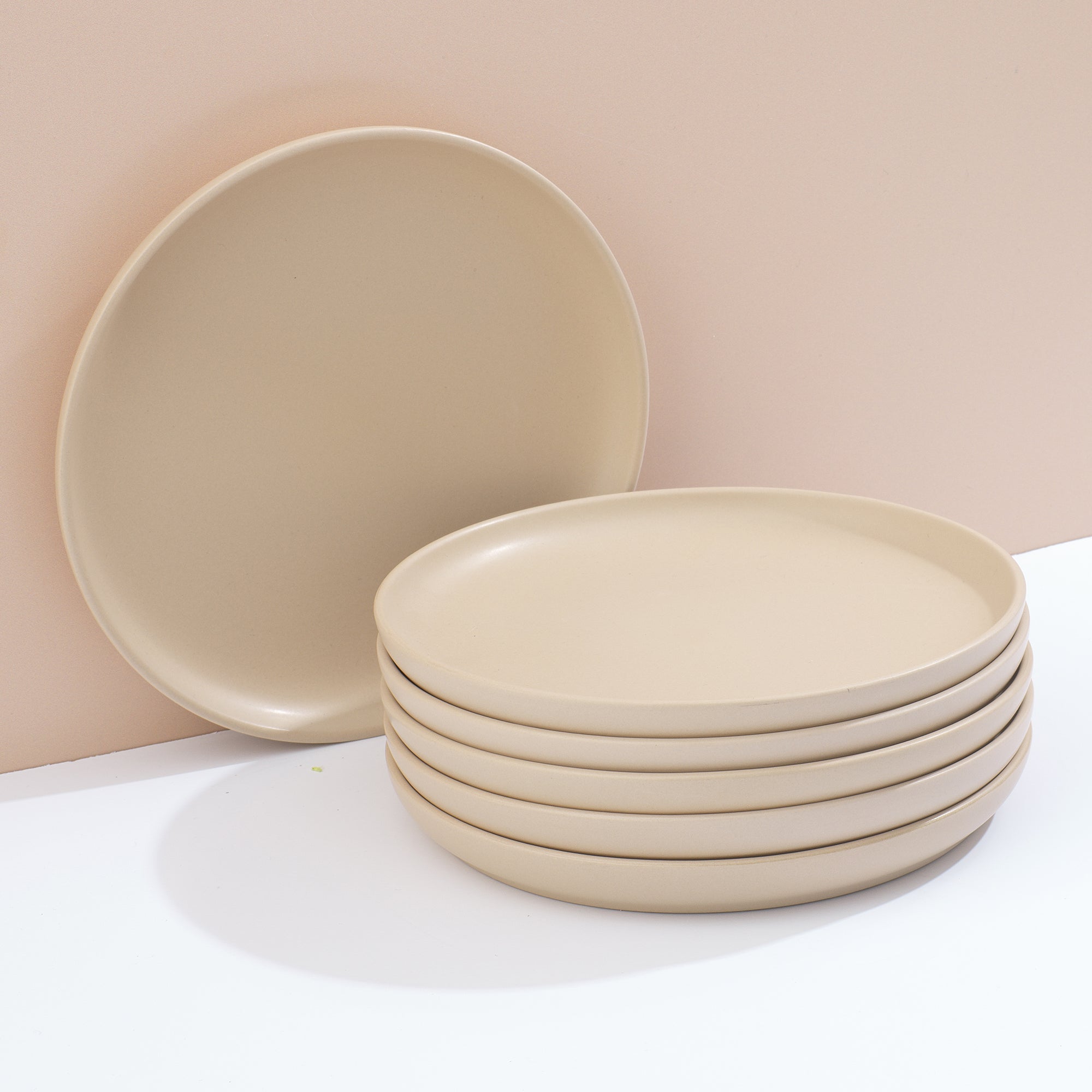 Mesa 6-Piece Stoneware Salad Plates Set