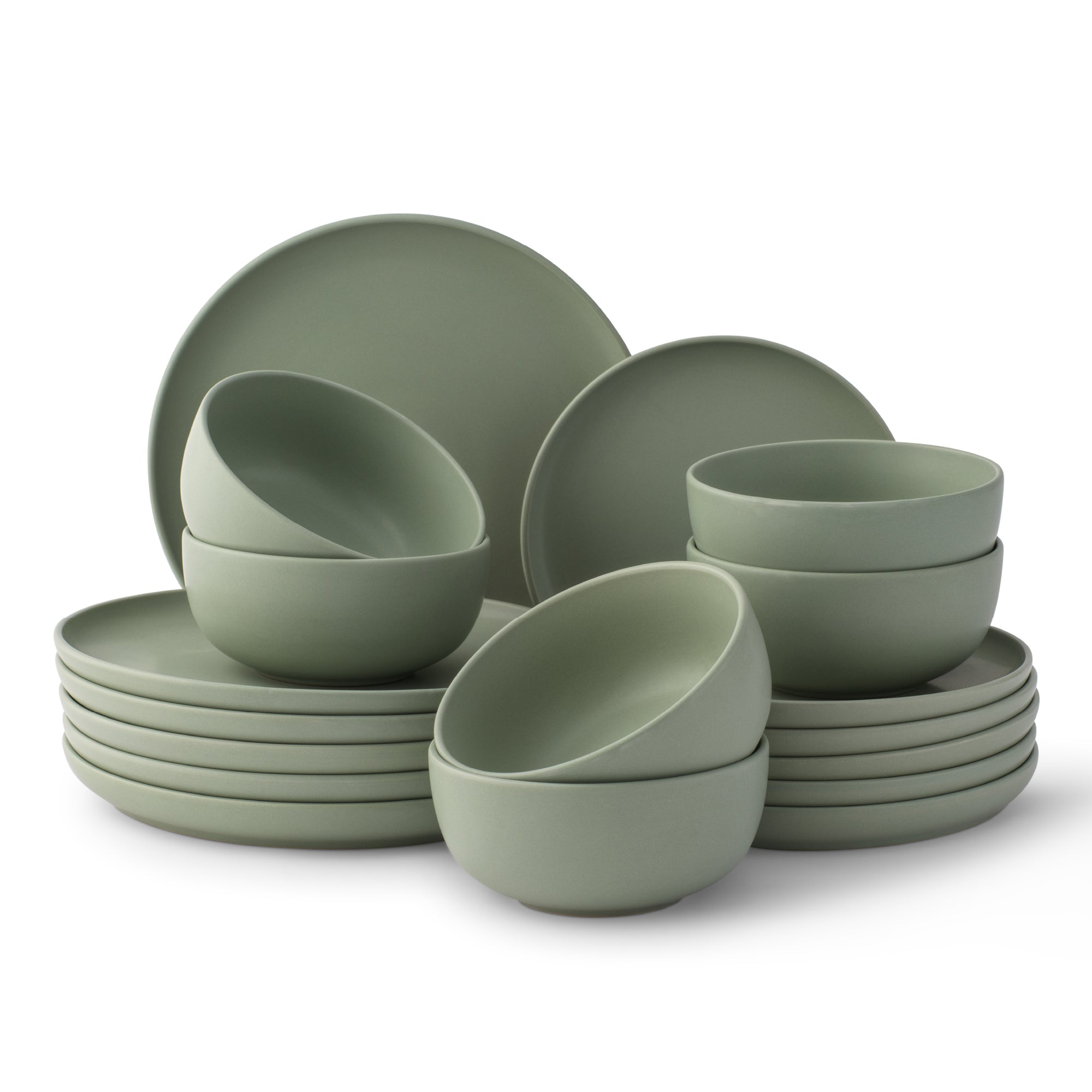 Mesa 18-Piece Stoneware Dinnerware Set