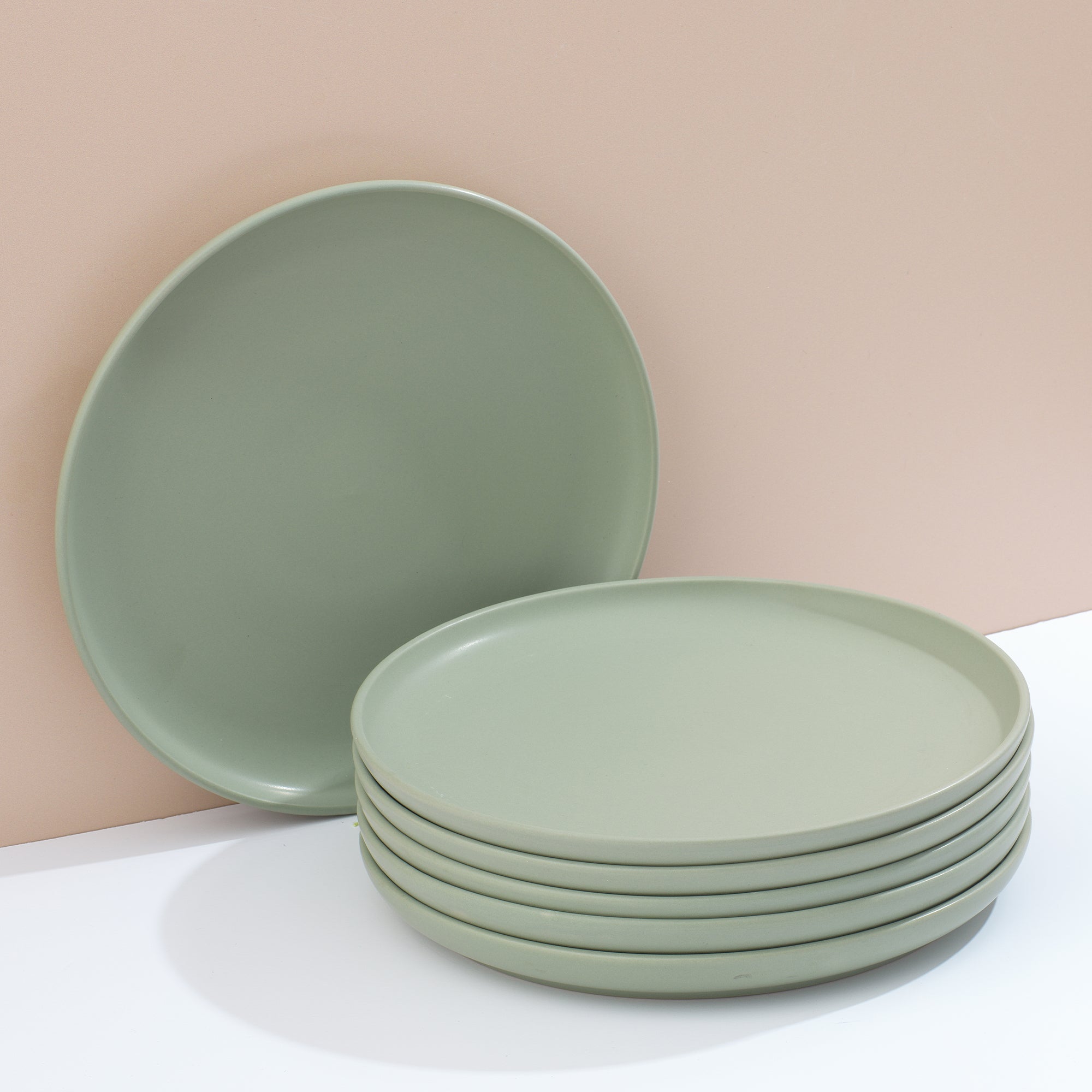 Mesa 6-Piece Stoneware Dinner Plates Set