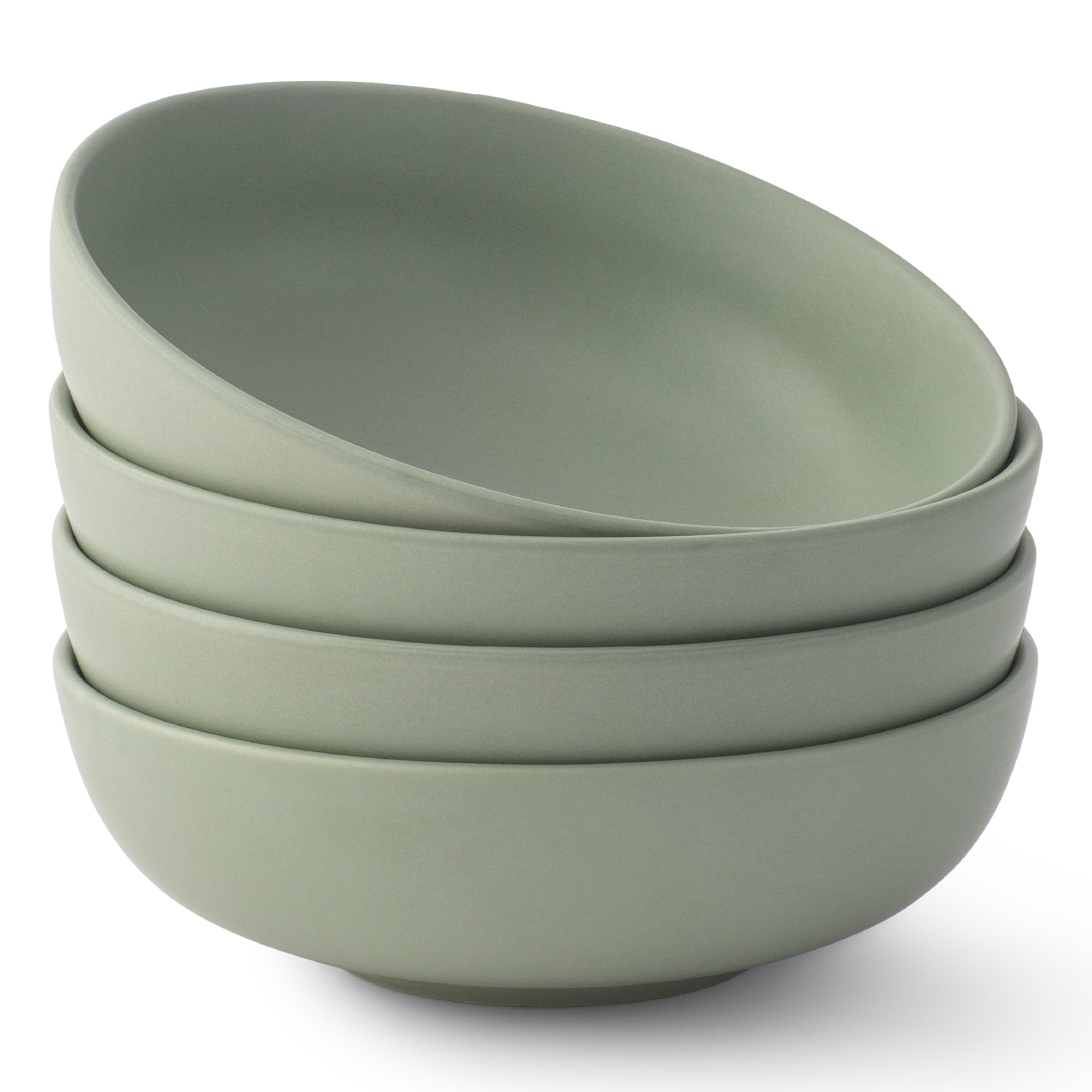 Mesa 4-Piece Stoneware Pasta Bowls Set