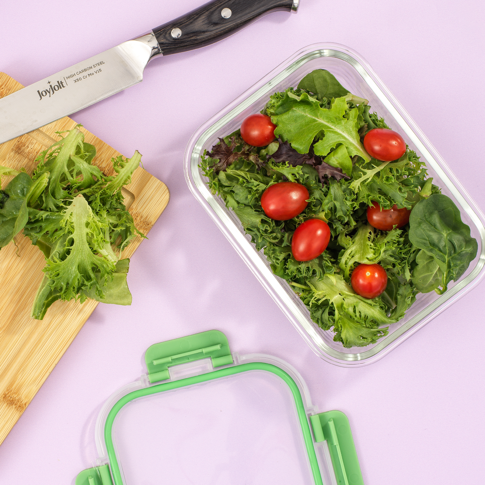 JoyFul 12 Glass Storage Containers with Leakproof Lids Set