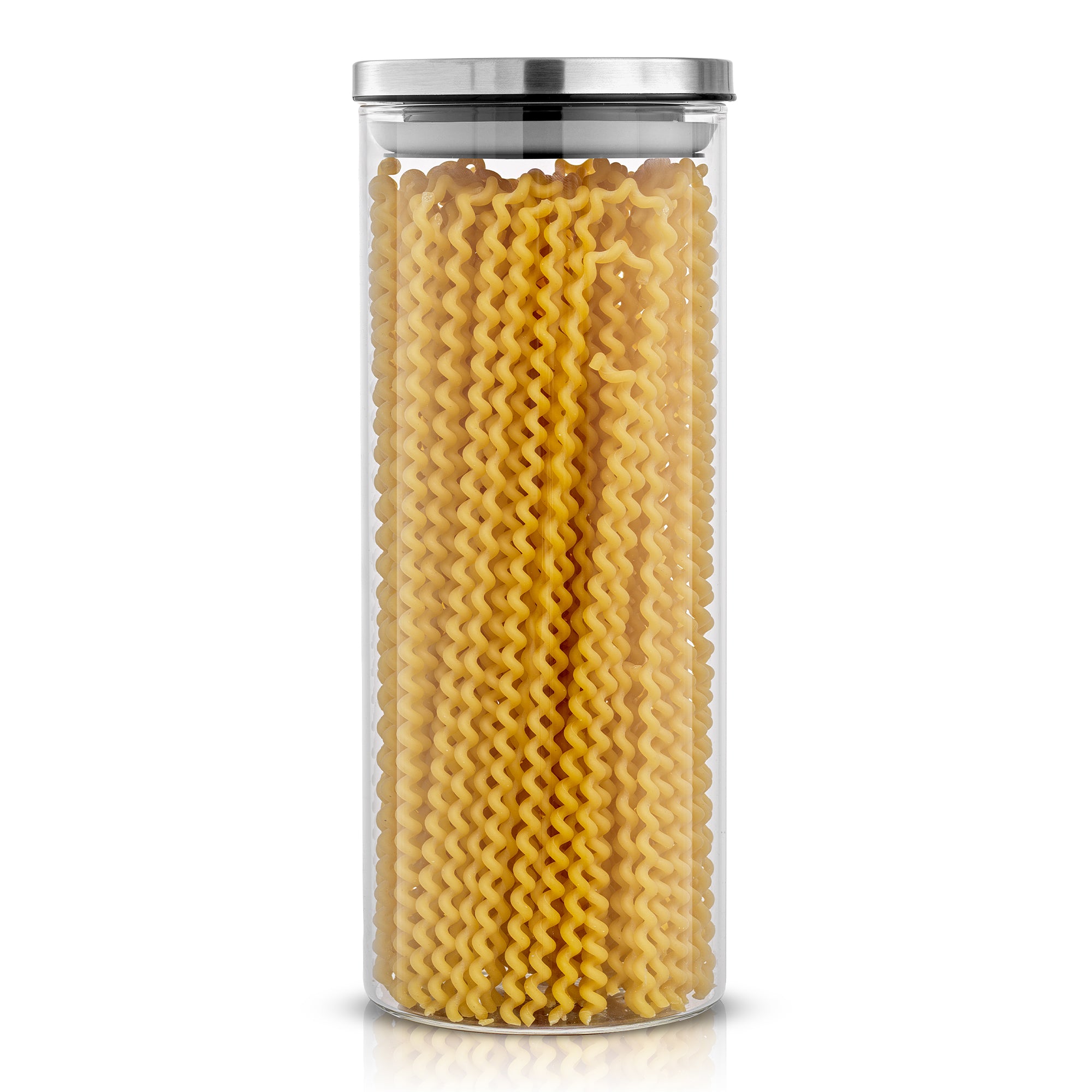 Glass Storage Jars with Airtight Lids Set