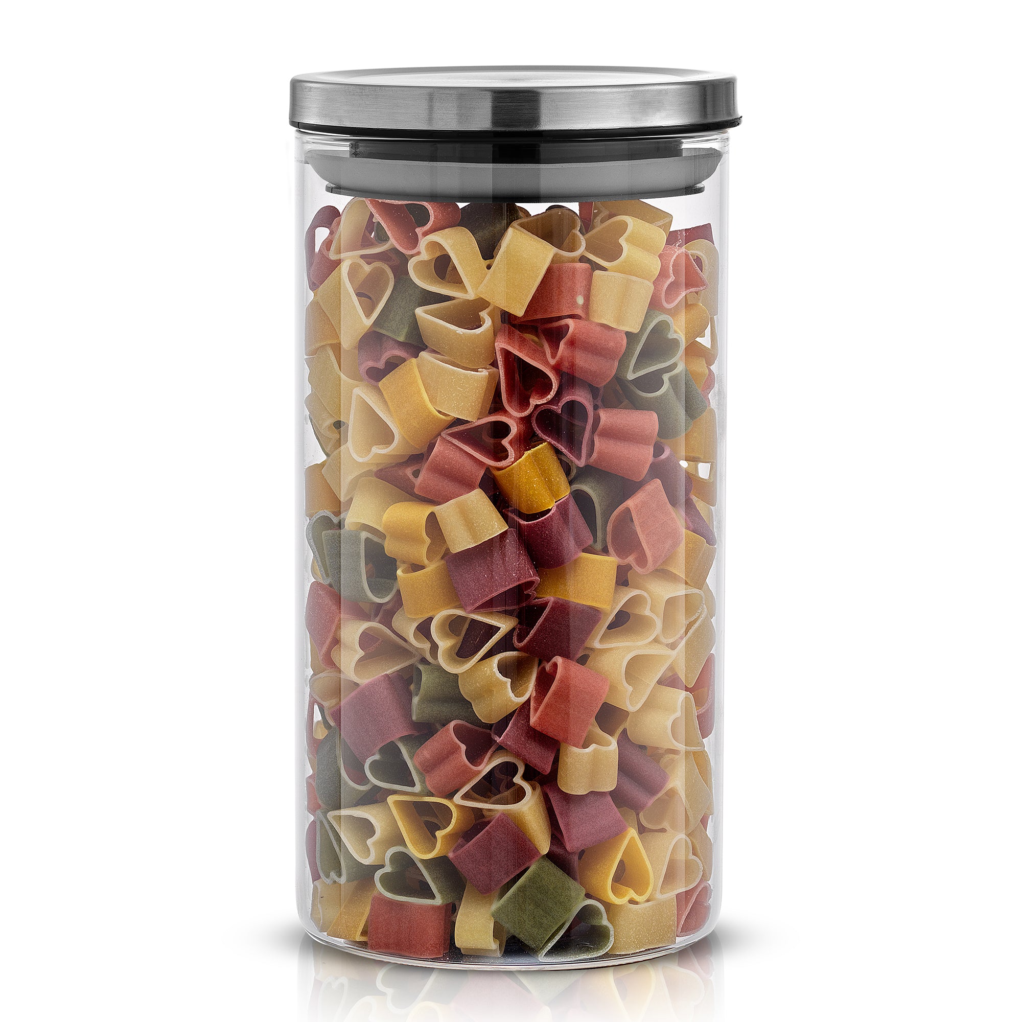 Glass Storage Jars with Airtight Lids Set