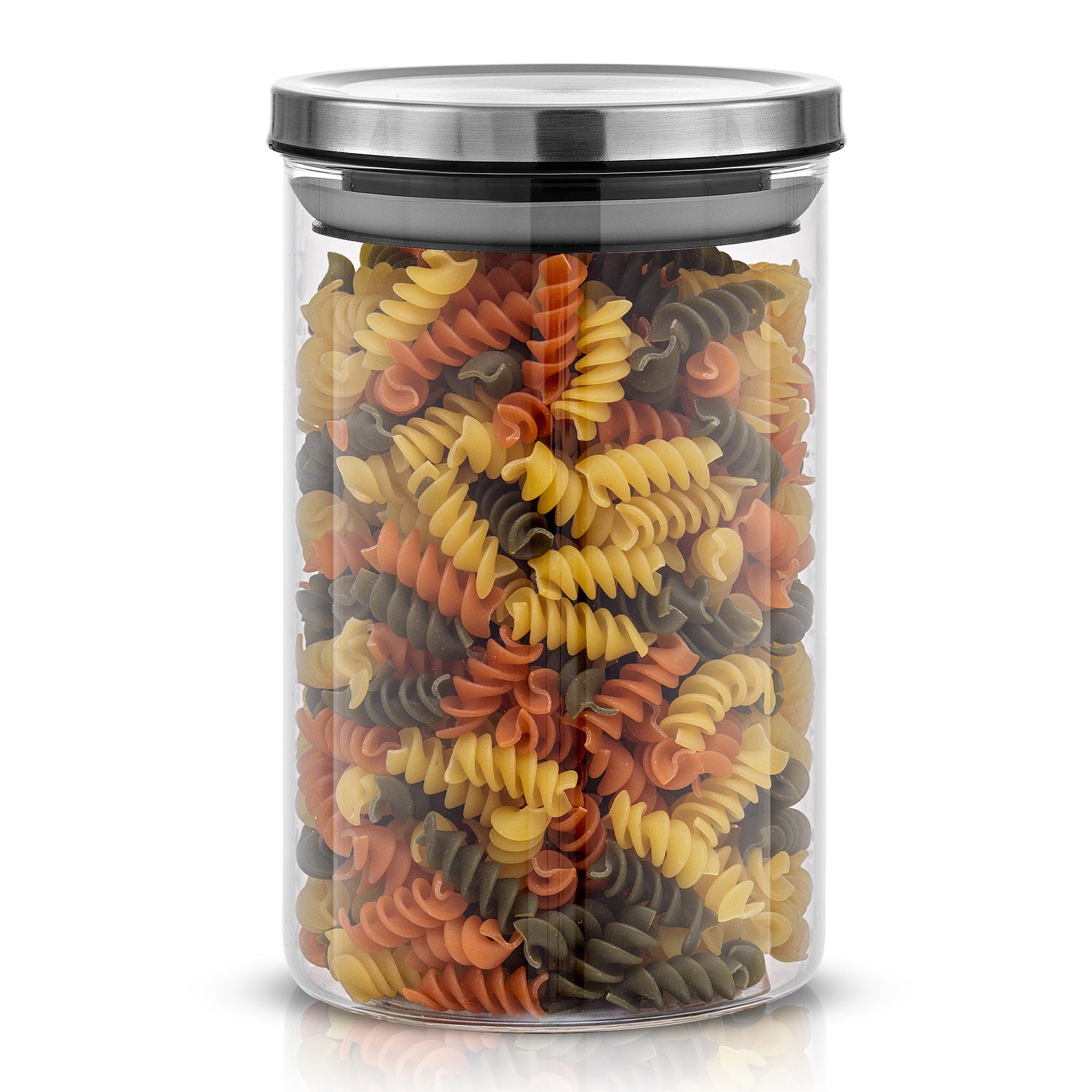 Glass Storage Jars with Airtight Lids Set