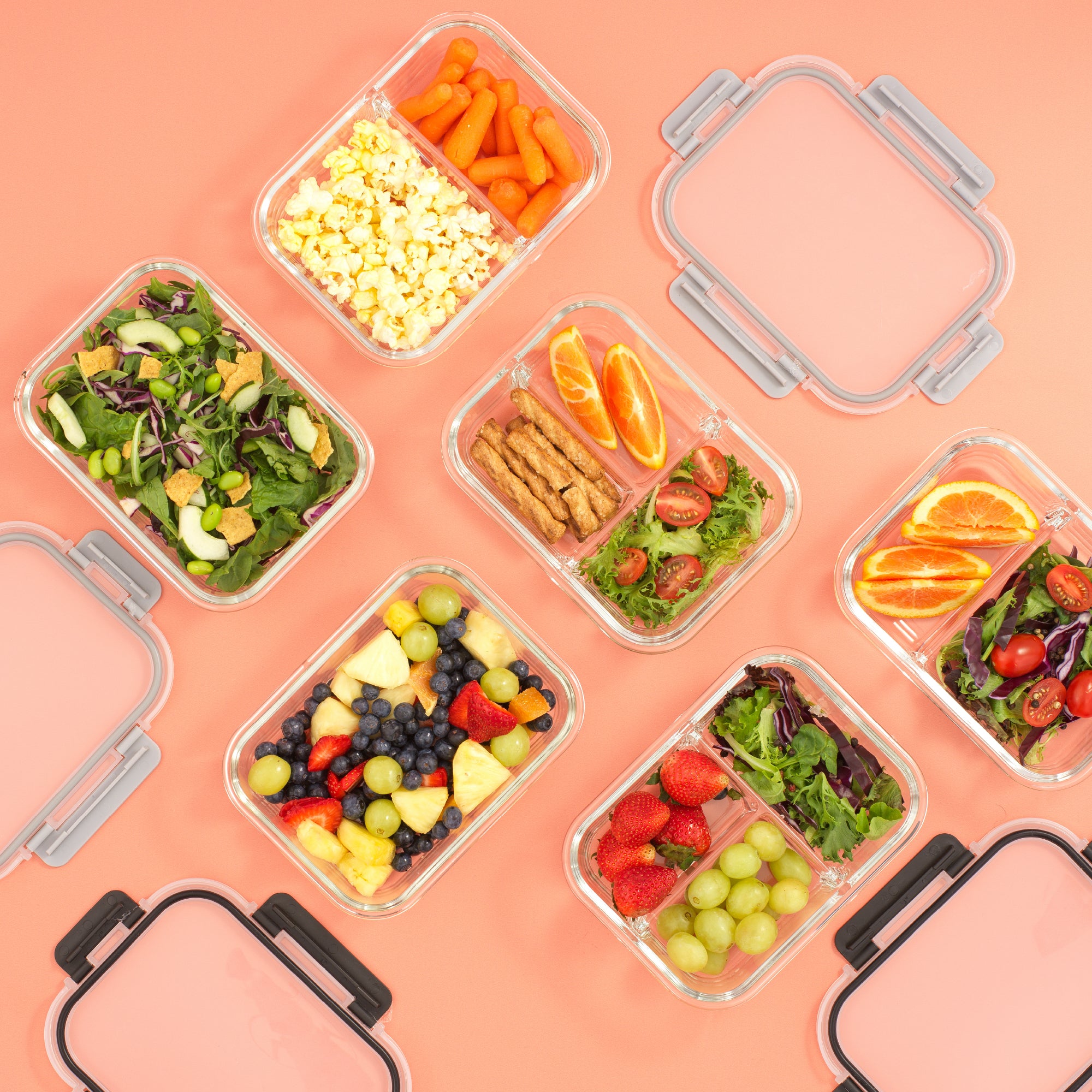 JoyJolt Meal Prep Food Storage Containers Set