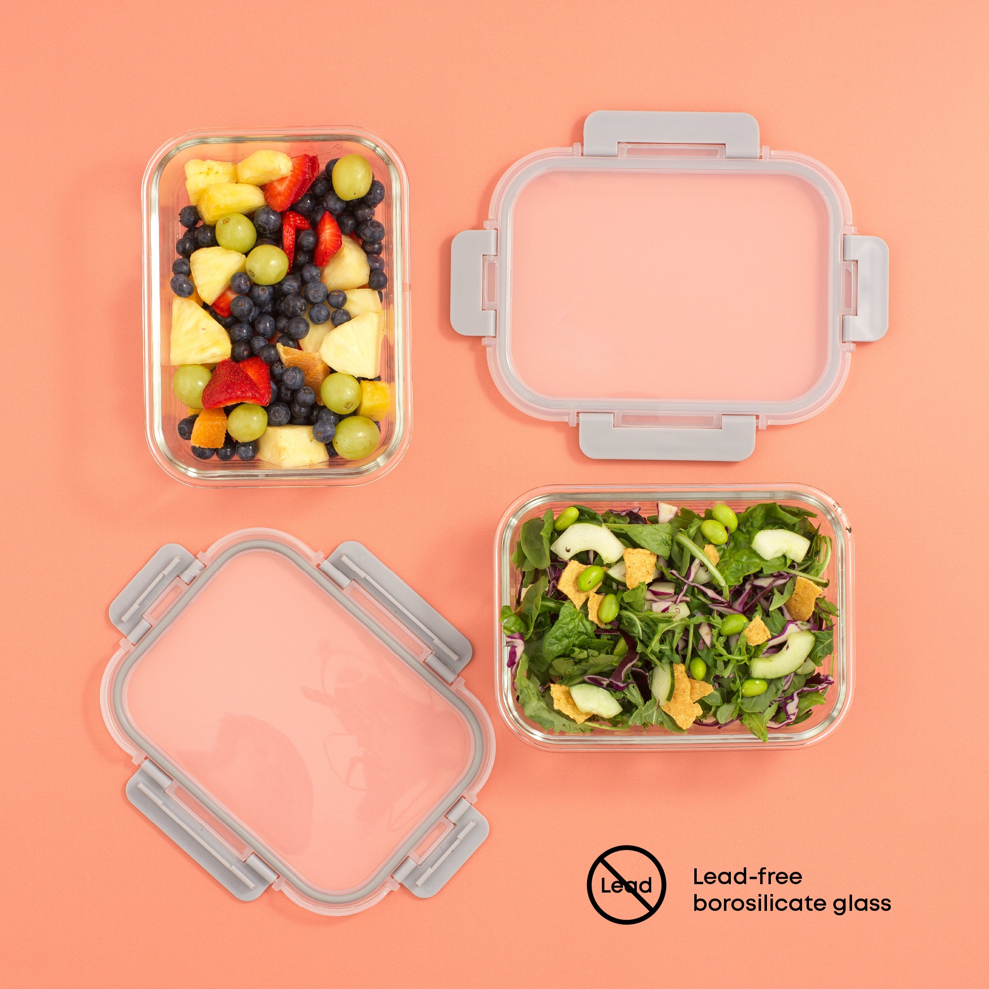 JoyJolt Meal Prep Food Storage Containers Set