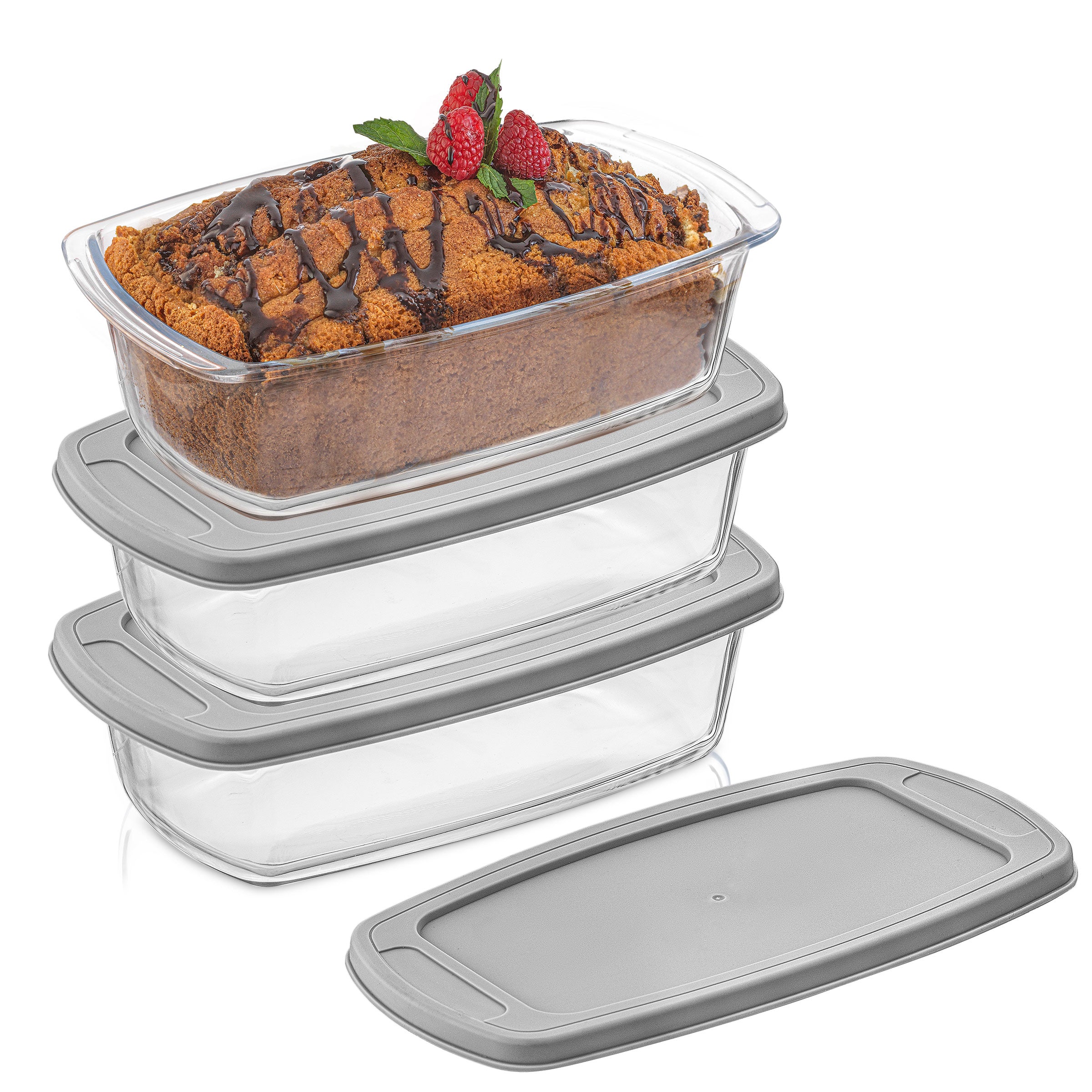 Glass hotsell loaf pans