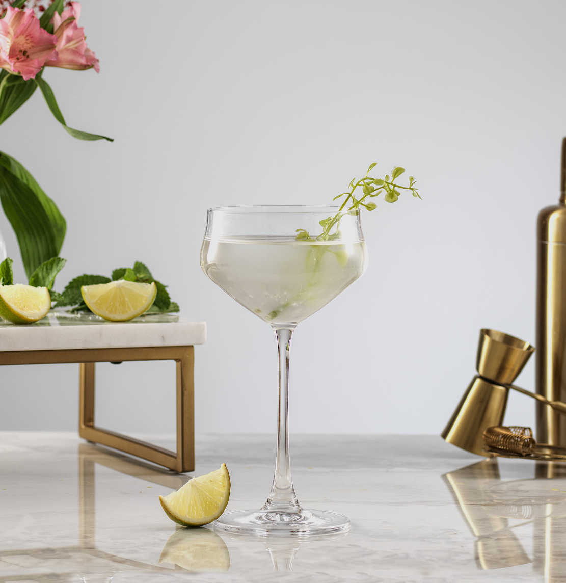 JoyJolt – ELLE 6oz Champagne Glasses. Vintage Style Unique  Drinking Mimosa Glasses, Cocktail Glasses or Wedding Champagne Flutes.:  Glassware & Drinkware