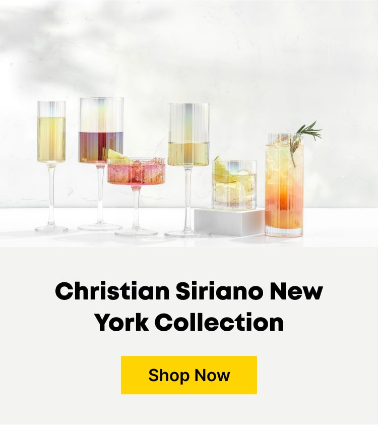 CHRISTIAN SIRIANO NEW YORK Floret Double Wall Insulated Glasses