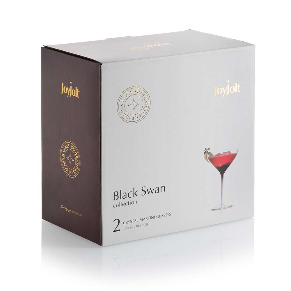 Black Swan Martini Glasses