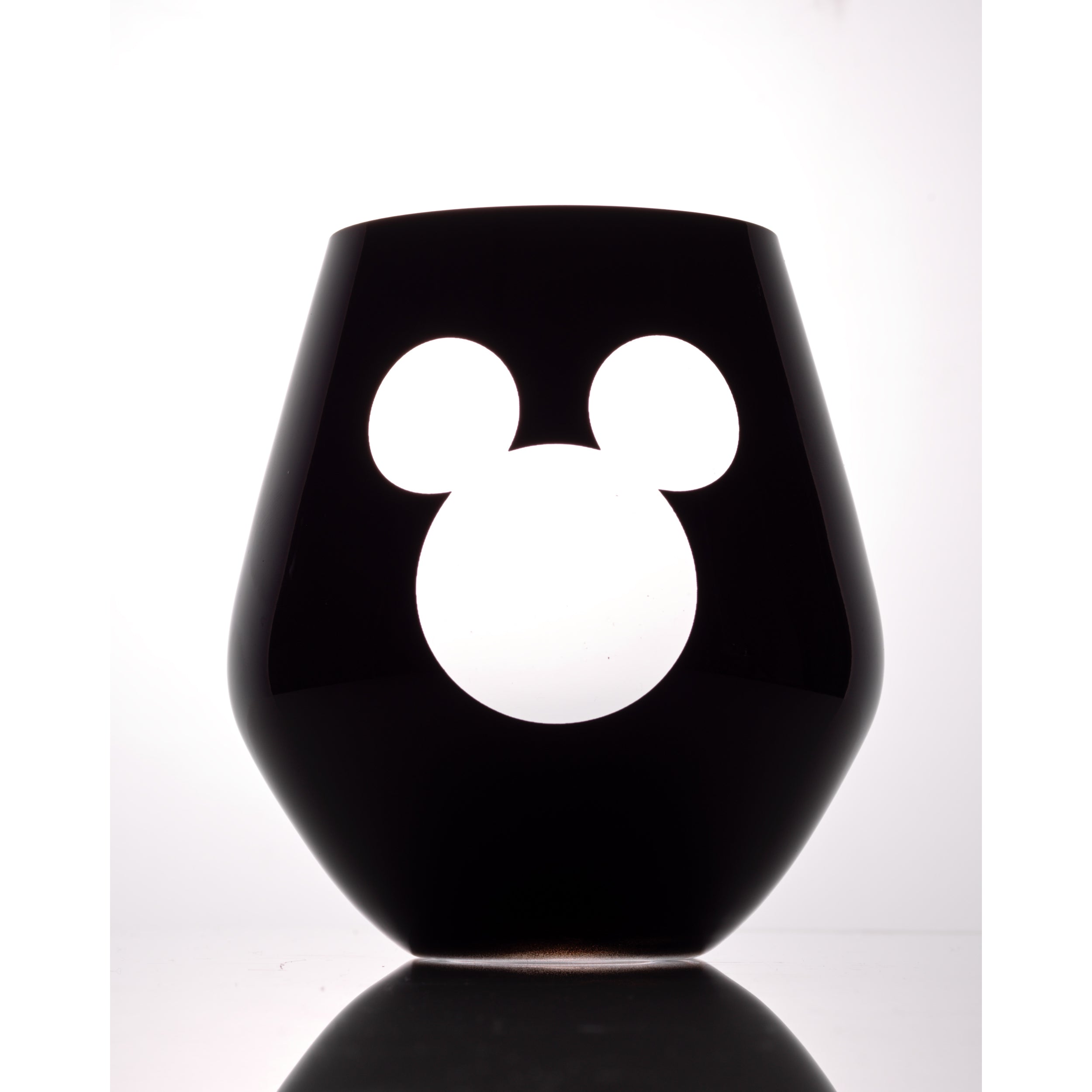 Disney Luxury Mickey Mouse Crystal Stemless Glasses - 20 oz - Set of 2