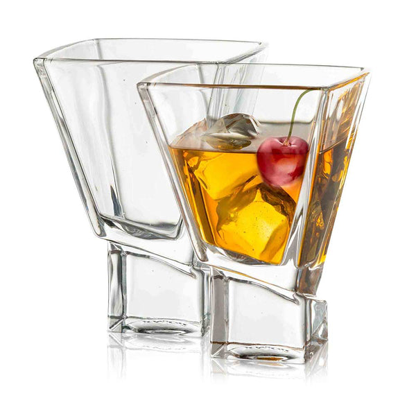 JoyJolt Olivia Martini Glasses (Set of 2)