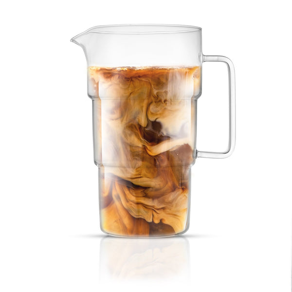 64oz Glass Cold Brew Pitcher with Flip Lid - Charlie Royal