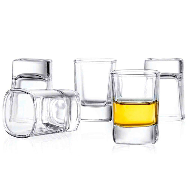 JoyJolt Carre Heavy Base Shot Glasses 4pk – Grind City Grocer