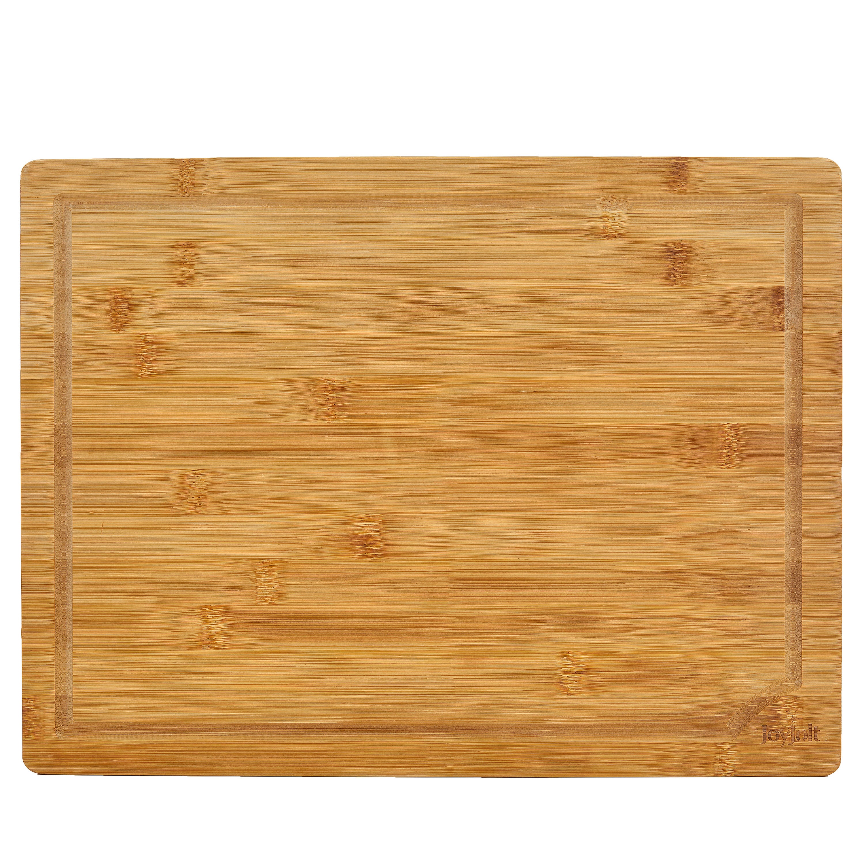 JoyJolt 3 Piece Bamboo Kitchen Cutting Board Set