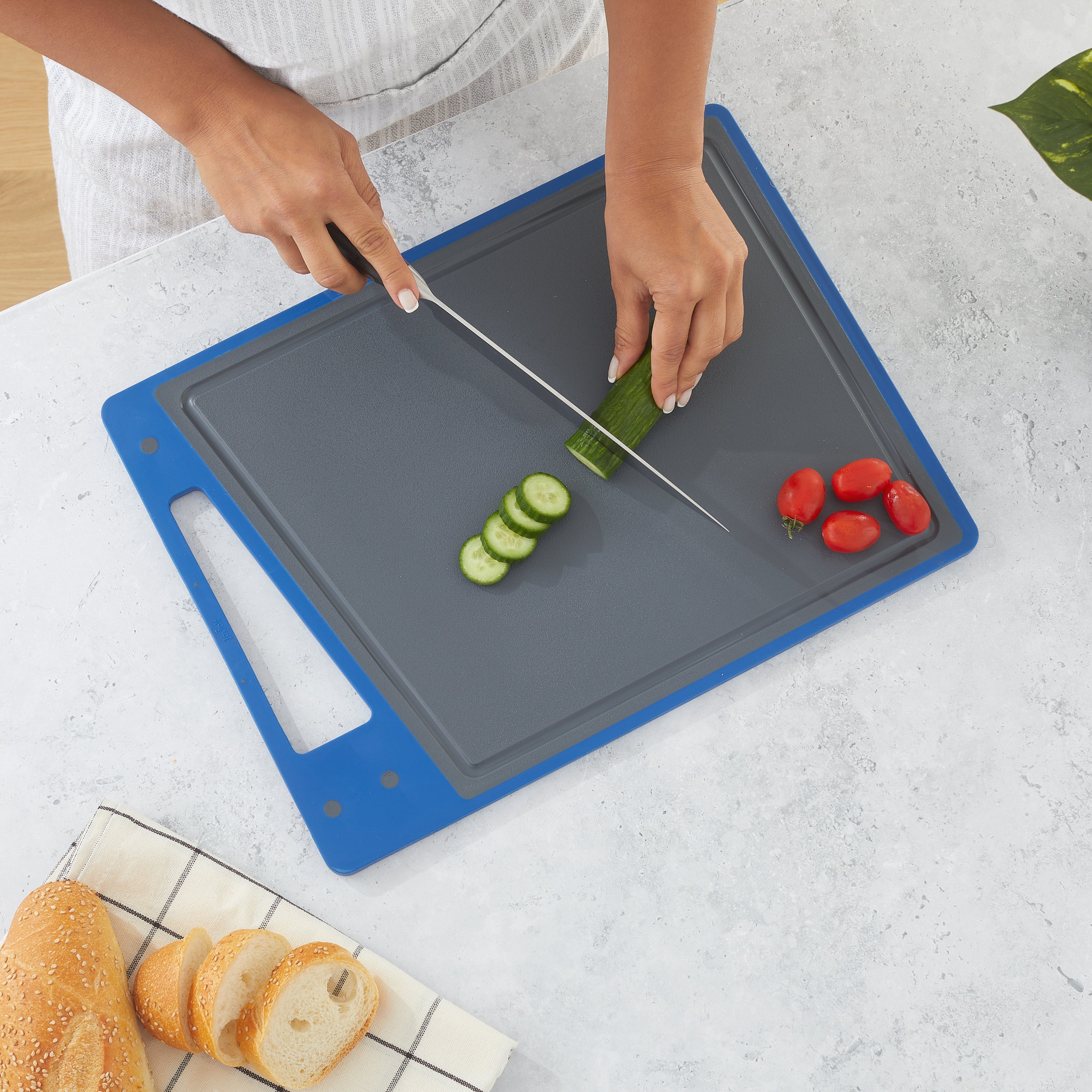 Plastic cutting board best sale set