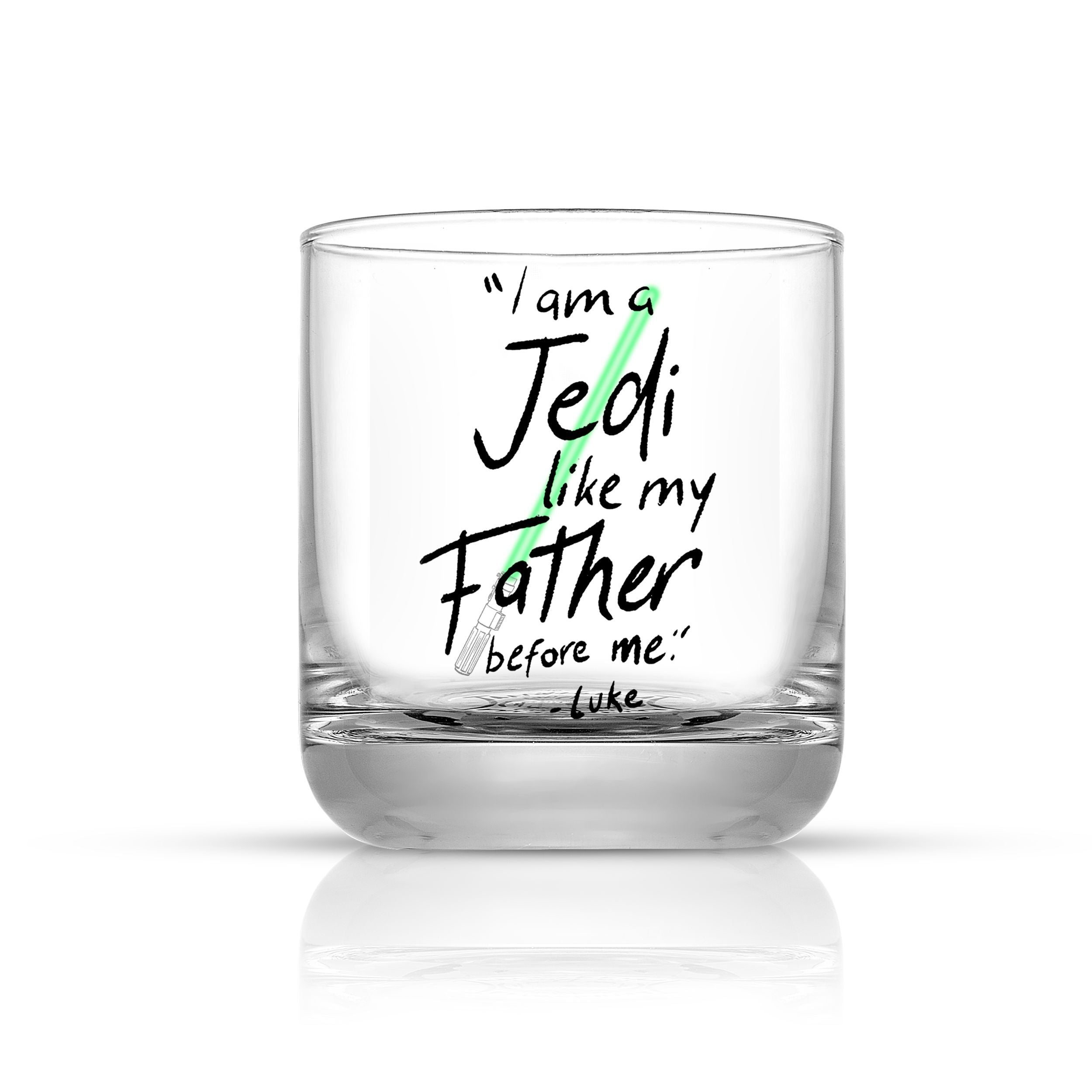 Star Wars™ Luke Skywalker™ Lightsaber Short Drinking Glass - 10 oz