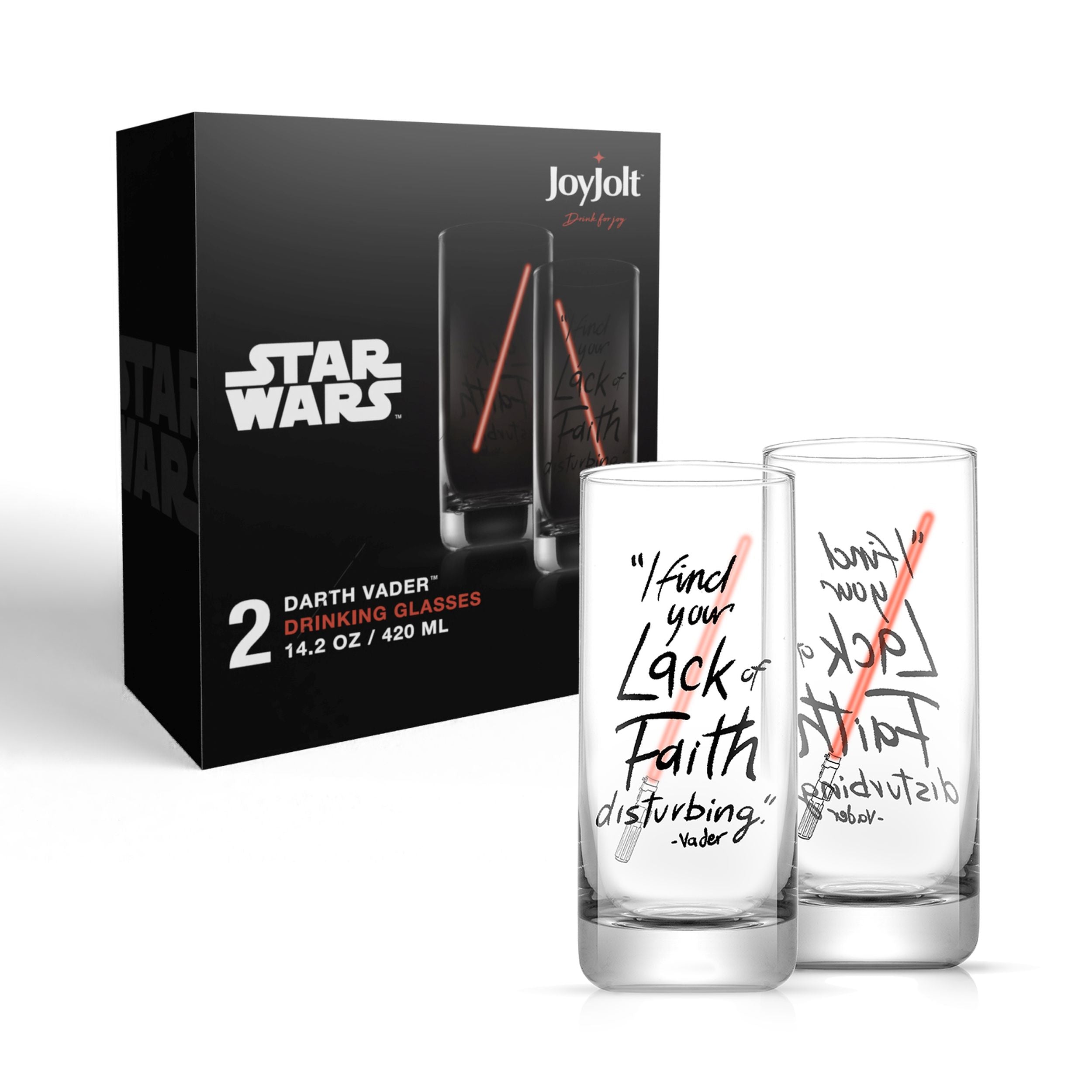 Star Wars™ Darth Vader™ Lightsaber Tall Drinking Glass - 14.2 oz