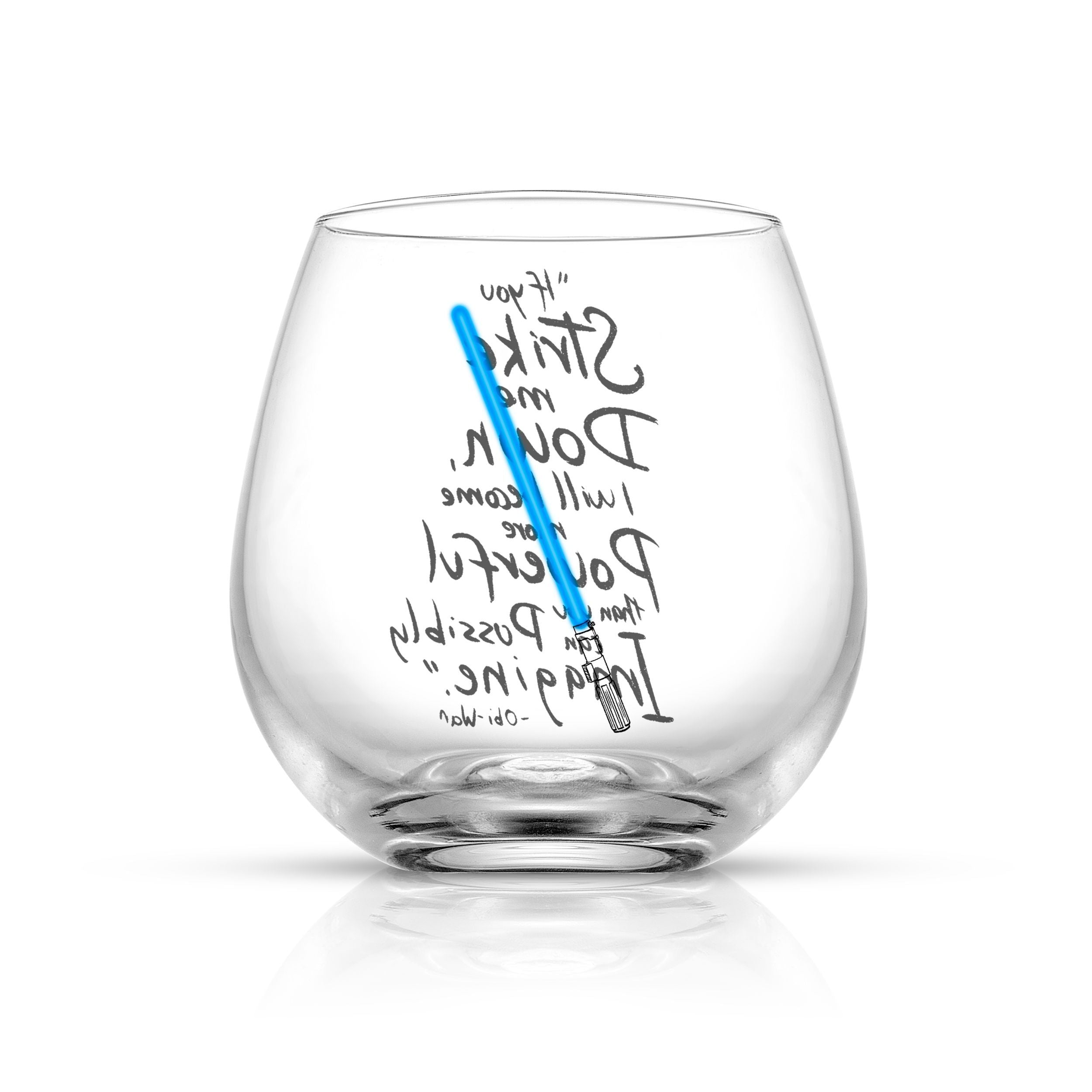 Star Wars™ Obi-Wan Kenobi™ Lightsaber Stemless Drinking Glass - 15 oz