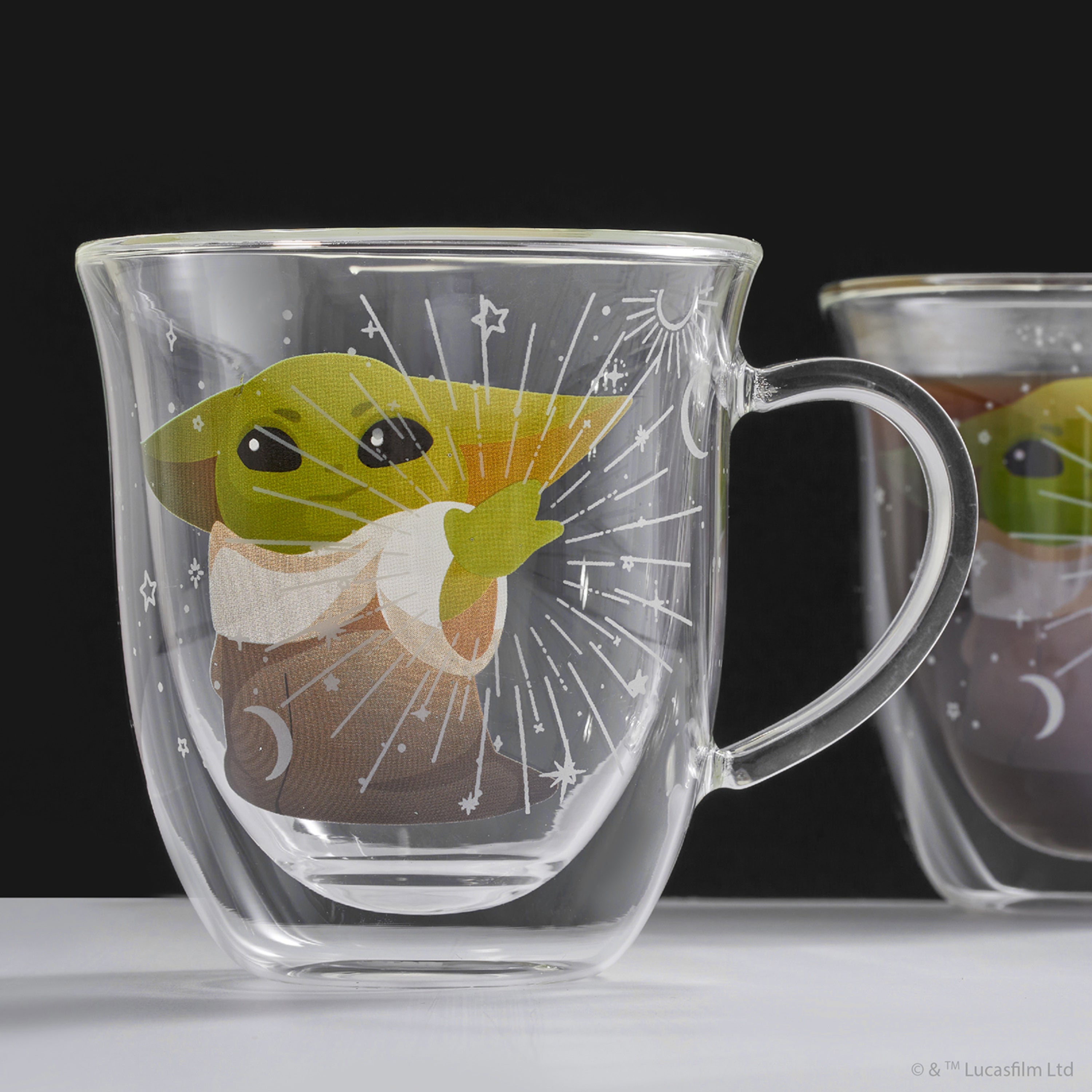 Star Wars™ The Mandalorian™ Mystic Double Wall Glass Mugs - 13.5 oz - Set of 2