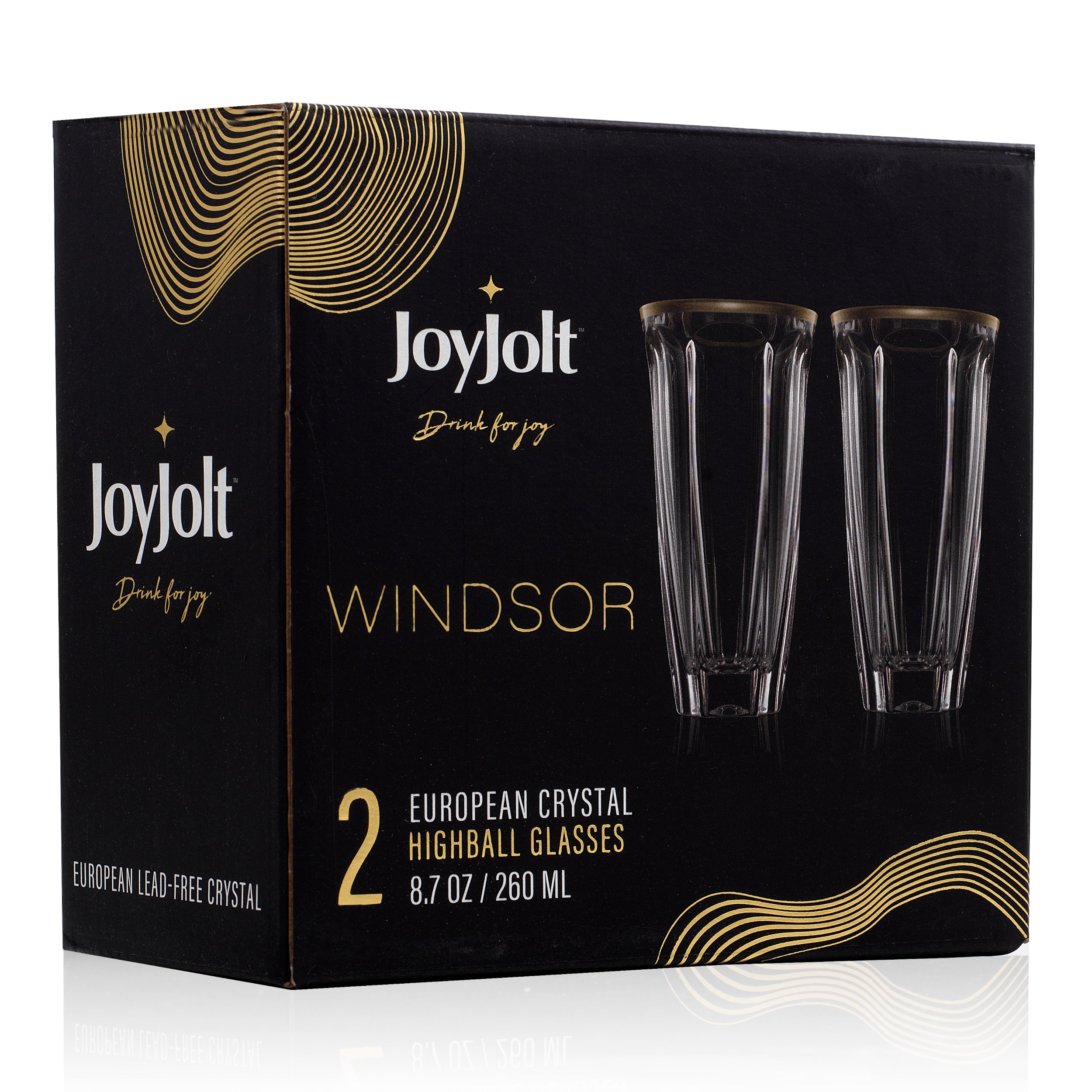 Windsor European Crystal Lead-Free Glasses - Set of 2
