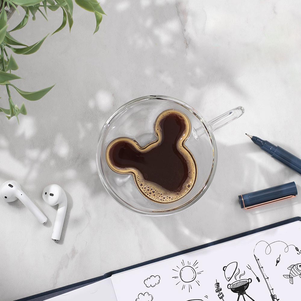 Disney Mickey Mouse 3D Espresso Cups - 5.4oz