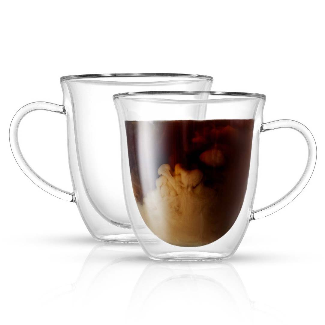 Serene Double Walled Coffee Glass Set